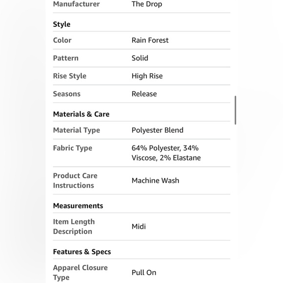 The Drop Women's Full Flounce Midi Skirt by @Takkunda
Green 2X G7 - Picture 6 of 10